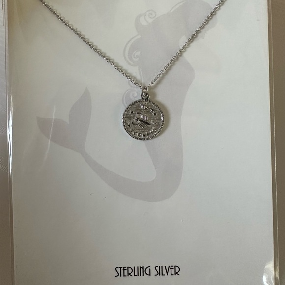 Sterling Silver Zodiac Pendant Necklace 16"-18" Astrology Necklace (Scorpio) - Picture 2 of 2